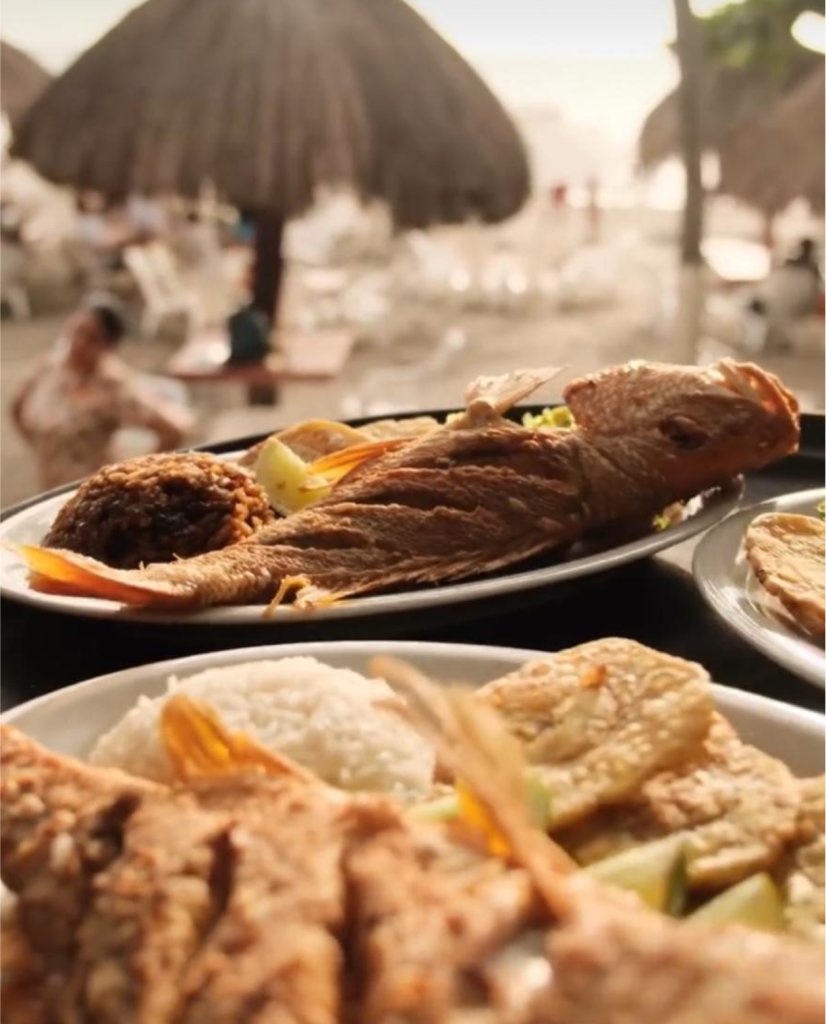 La mejor comida a la orilla del mar esta en Kilymandiaro