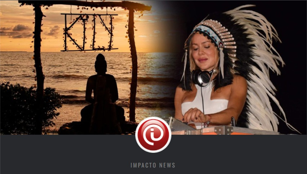 Dj Natalia París mezclando en vivo el lunes de carnaval del 2025 - Kilymandiaro